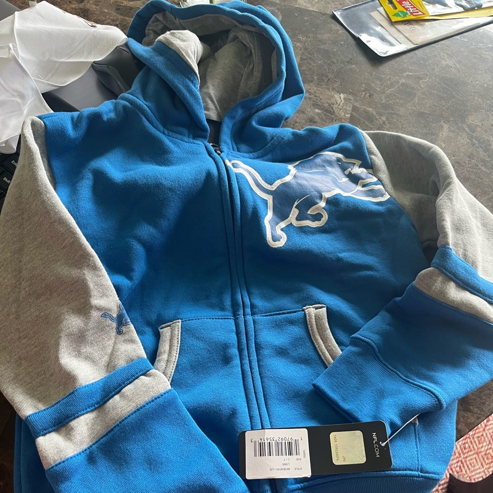 Lions zipup hoodie